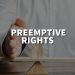 What are preemptive rights?