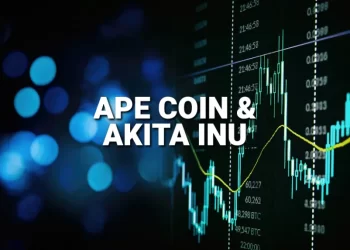 ApeCoin slips below 1,600 and Akita Inu is also in retreat