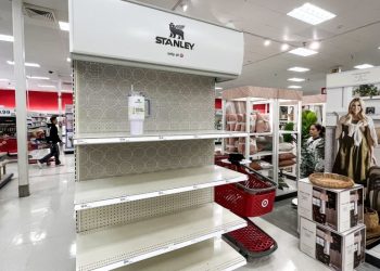 Listings for Stanley tumblers are still attracting dozens of bids on eBay for hundreds of dollars