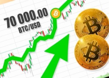 BREAKING: Bitcoin Hits New All-Time High, Surging Past $70,000 For The First Time In History