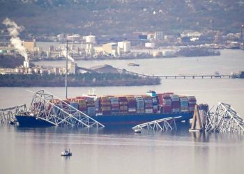 Key Baltimore Beltway bridge smashed by cargo ship.