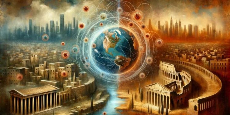 Civilizations & Pandemics: A 300-Year Cycle Insight