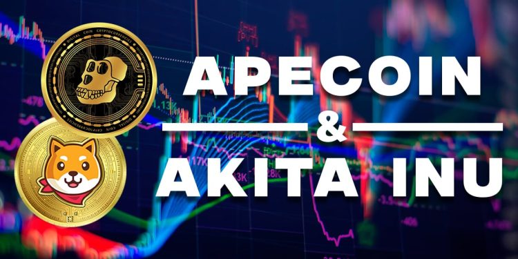 ApeCoin and Akita Inu: ApeCoin pauses again at 0.800 level
