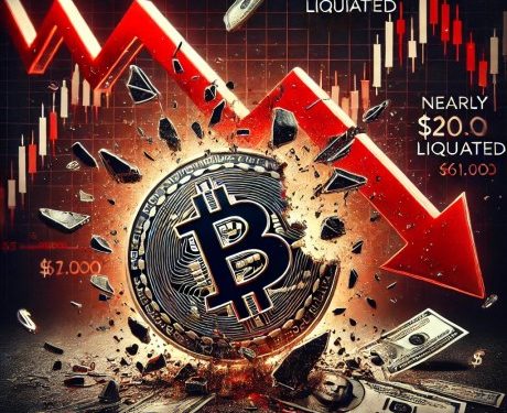 Crypto Carnage: Nearly $200 Million Liquidated as Bitcoin Slips Below $61,000