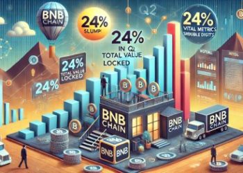 BNB Chain TVL Slumps 24% In Q2, Yet Vital Metrics Surge In Double Digits