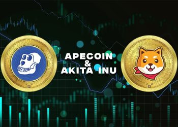 ApeCoin and Akita Inu: ApeCoin dropped to 0.570 on Monday