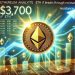 Ethereum Analyst Predicts $3,700 Once ETH Breaks Through Resistance