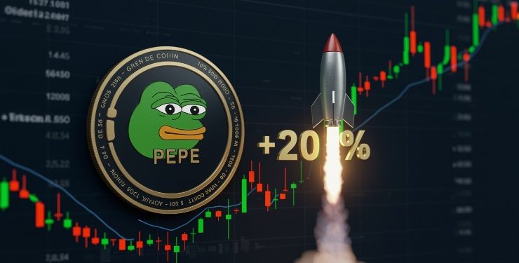 PEPE za posledný týždeň vzrástol o 20 %. Pozornosť však púta tento AI Pepe meme coin
