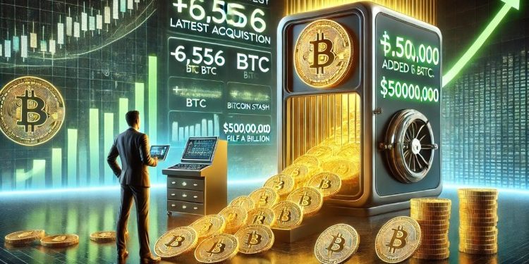 Strategy Latest Acquisition: 6,556 BTC Added To Massive Bitcoin Stash For Half A Billion