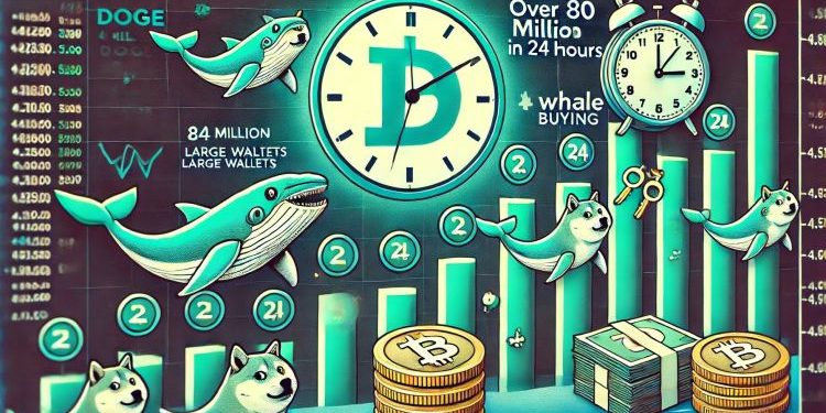 Dogecoin Whales Buy Over 80 Million DOGE In 24 Hours – Sign Of Recovery?