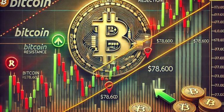 Bitcoin Rejected At Descending Resistance Again – Is $78,600 Still In Play?