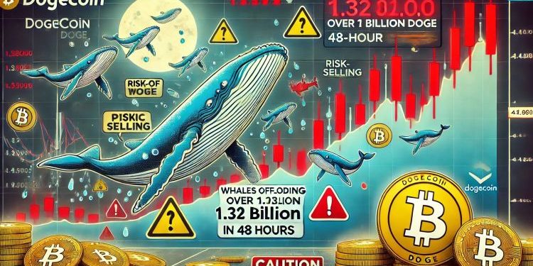 Dogecoin Whales Offload Over 1.32 Billion DOGE In 48 Hours – Risk-Off Or Panic Selling?