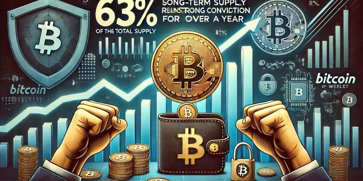 Bitcoin Long-Term Holders Show Conviction: 63% Of Supply Hasn’t Moved In A Year