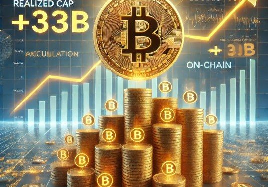 Bitcoin Sees $3 Billion Daily Growth in Realized Cap Amid Ongoing Accumulation