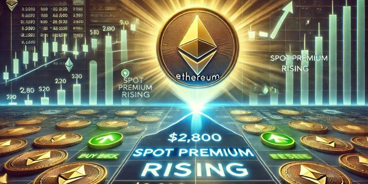 Ethereum Spot Premium Signals Strength – $2,800 Resistance In Focus