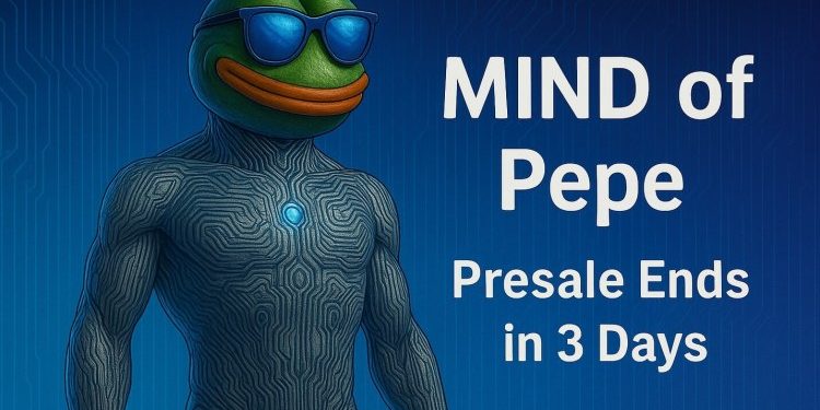 MIND of Pepe Presale 3 Days Away from Ending – Last Chance to Buy the Best AI Agent Coin