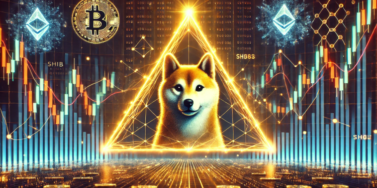 Shiba Inu Trapped Inside Triangle: 17% Move Incoming?