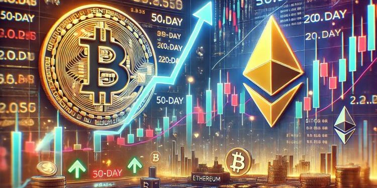 Bitcoin And Ethereum Defend Key Moving Averages – Bullish Signal Or Temporary Relief?