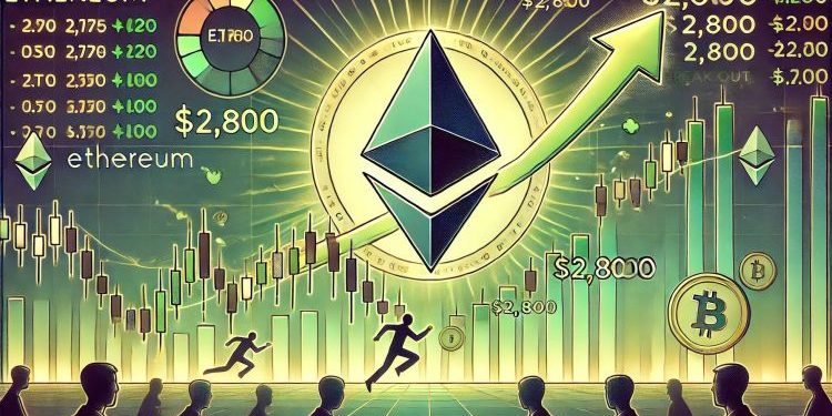 Ethereum Consolidates Below $2,800 – Bulls Need This Level To Trigger Next Leg Up