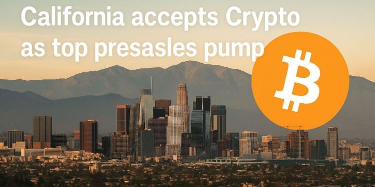 California State to Accept Crypto,  Top Presales to Pump?