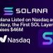 Solana Listed on Nasdaq as Solaxy, the First SOL Layer-2, Raises $46M