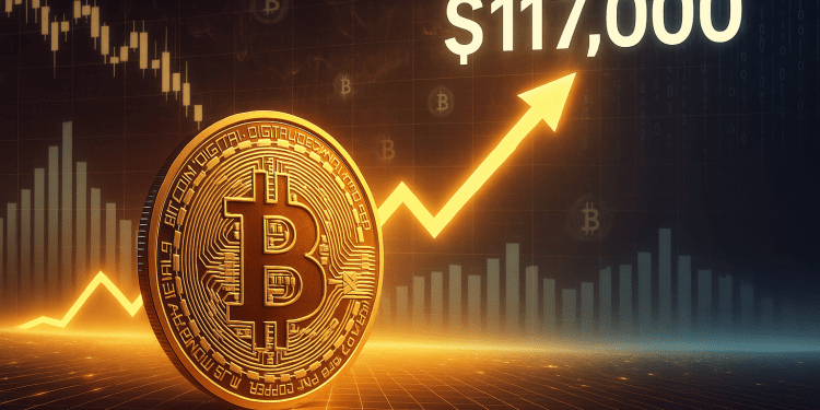 Bitcoin Short-Term Upper Bound Is $117,000, Glassnode Says