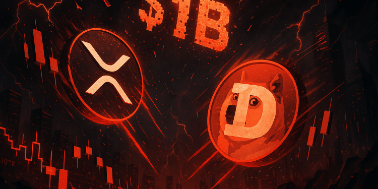 Crypto Liquidations Near $1 Billion As XRP, Dogecoin Crash 10%