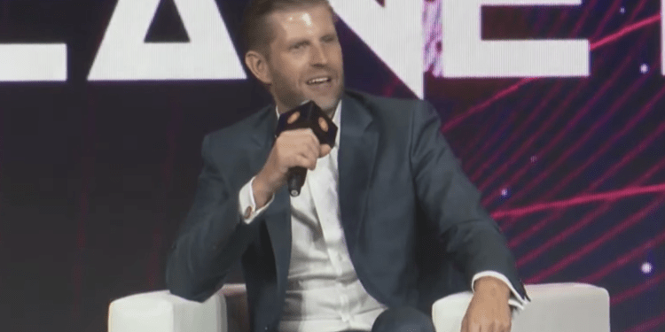 Eric Trump Explains Why Bitcoin Is Destined For $1 Million: ‘No Question About It’