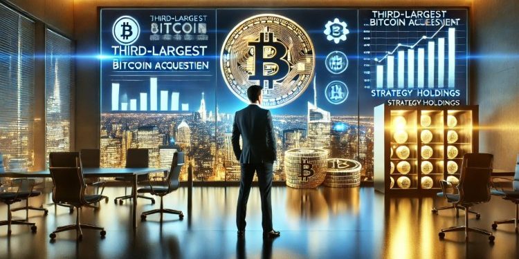 Strategy Expands Bitcoin Holdings With Massive Third-Largest Acquisition
