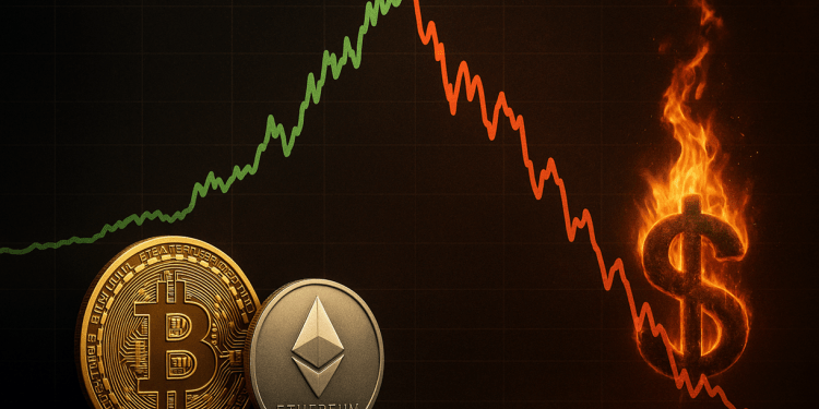 Bitcoin To $175k, Ethereum To $17k Before Dot-Com Style Crash, Economist Warns