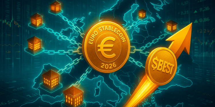Euro Stablecoin Set for 2026 Launch as 9 Banks Unite – Best Wallet Token ($BEST) Emerges a Presale Winner