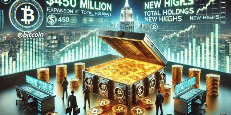 Strategy Expands Bitcoin Treasury: $450 Million Purchase Sends Total Holdings To New Highs