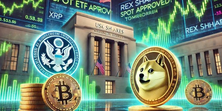 REX Shares Claims Its DOGE And XRP Spot ETFs Will Be Approved By US SEC Tomorrow