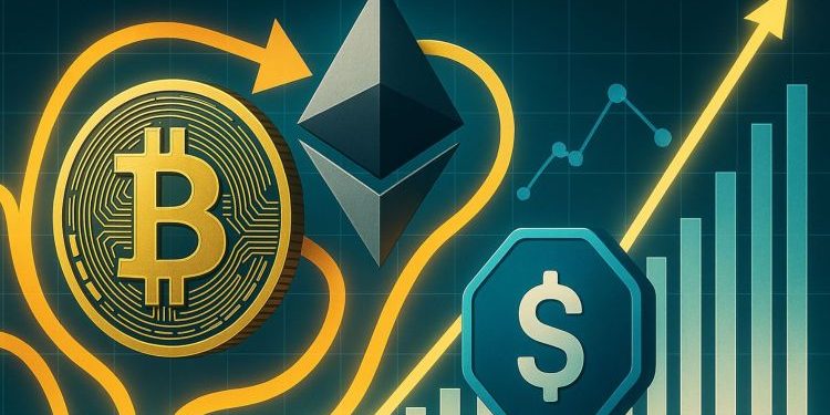 Bitcoin And Ethereum Exchange Inflows Overshadow Stablecoin Demand – Details