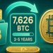 Old Bitcoin Supply Unlocks: 7,626 BTC Aged 3–5 Years Moves Onchain