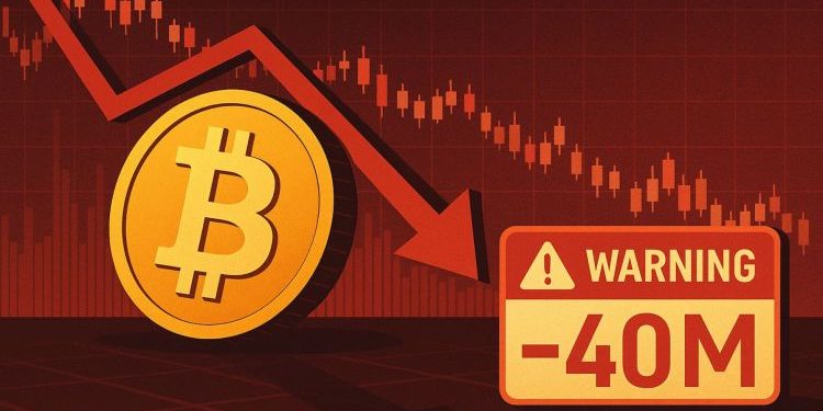 Bitcoin Net Liquidations Stay Negative Near $40M: Analyst Warns Downside Still In Play