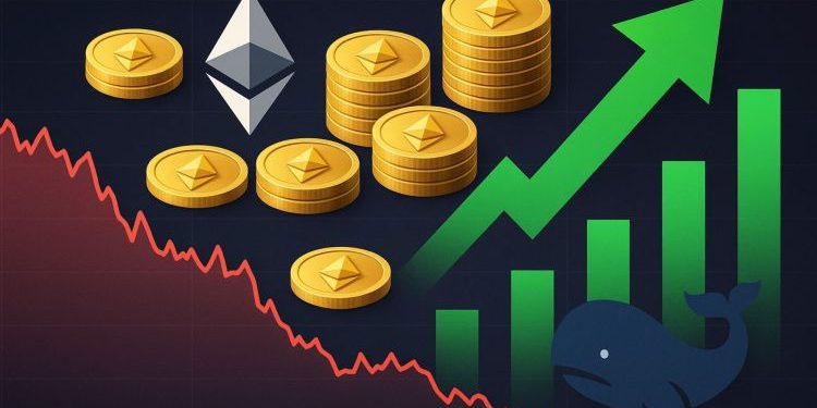 Ethereum Accumulator Addresses Inflows Explode: 400K ETH Added In 24H Despite Selloff
