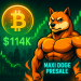 Bitcoin Reclaims $114K as Crypto Market Recovers — Maxi Doge Presale Heats Up