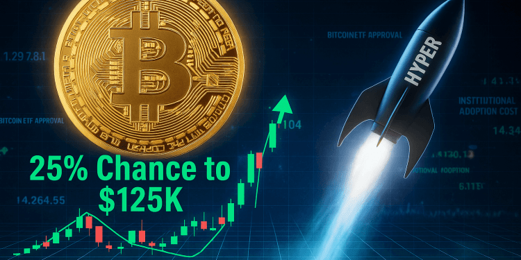Bitcoin’s 25% Shot at $125K This Month Sends Traders Flocking to Bitcoin Hyper Presale