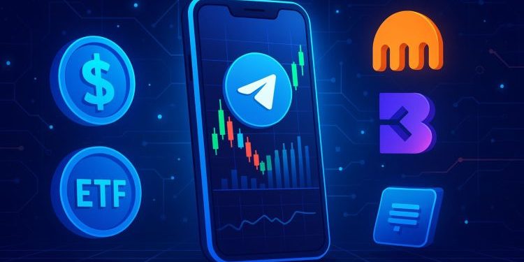 Tokenized US Stocks & ETFs Coming To Telegram Wallet Via Kraken & BackedFi