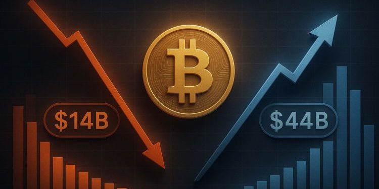 Bitcoin Handles $14B OI Drop As Spot Volume Surged To $44B: Controlled Reset?