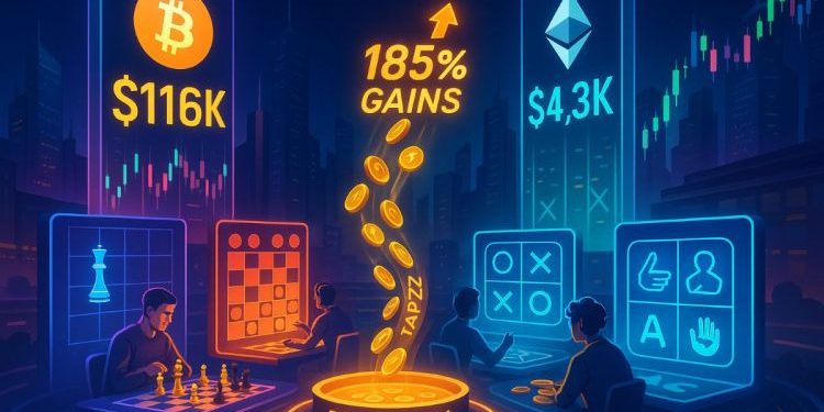 As $BTC and $ETH Rally, $TAPZI Offers Potential 185% Returns
