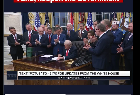 BREAKING – Crypto Markets Cheer As Trump Signs Bill Ending Gov’t Shutdown