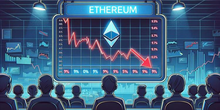 Ethereum Sheds 5% Amid Market Pullback, Raising Risks of Deeper Correction
