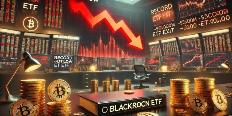 BlackRock’s Bitcoin ETF Bleeds Over $500 Million In Its Biggest One-Day Outflow