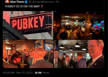 Scott Bessent Stirs Headlines With Surprise Visit To Bitcoin Bar