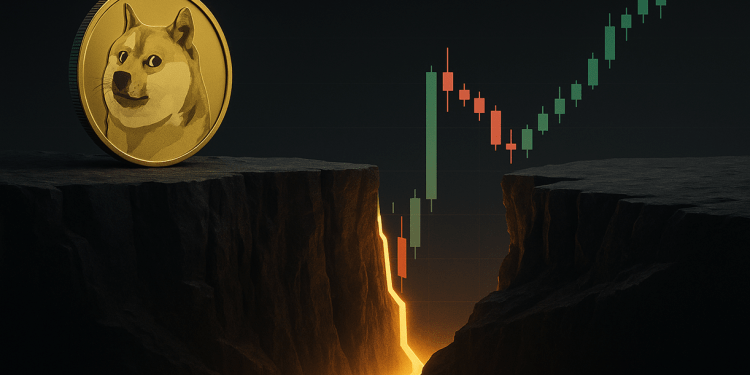 Dogecoin Flirts With Long-Term Breakdown At Monthly Ichimoku Floor