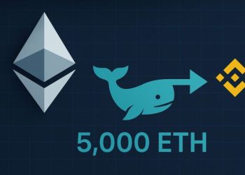 Massive Ethereum Distribution Continues: Whale Sends Another 5,000 ETH To Binance
