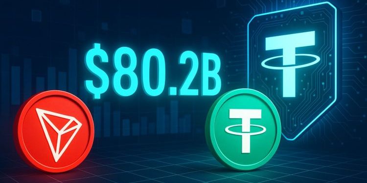Tron Hits $80.2B Stablecoin Milestone After Tether Mints 1B USDT On The Network