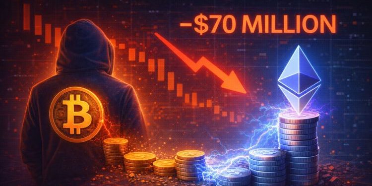 Legendary Bitcoin OG Deepens Ethereum Bet Despite Losses Exceeding $70 Million